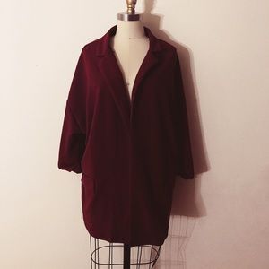 (NEW) Asos oversized fit red jacket